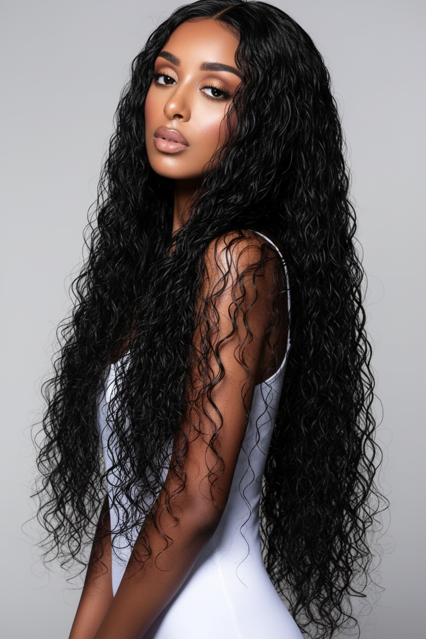 Professional Portrait - Water Curly Hair