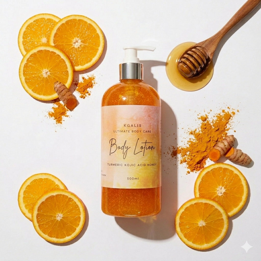 Kgalis Ultimate Tumeric,  Kojic Acid and Honey Body Wash